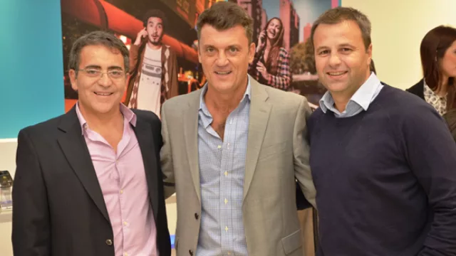 Javier Molina, Pablo Parga y Cristian Pitton.