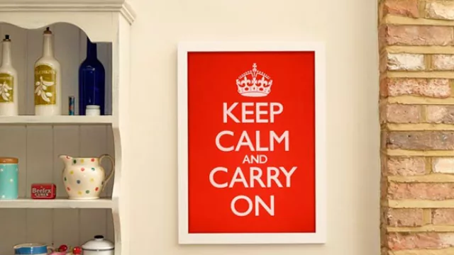 Keep calm &… ¡cartelea!
