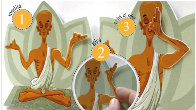 Para quienes meditan en el “trono” un simpático personaje para la puerta del baño. (By Omnipresentes)