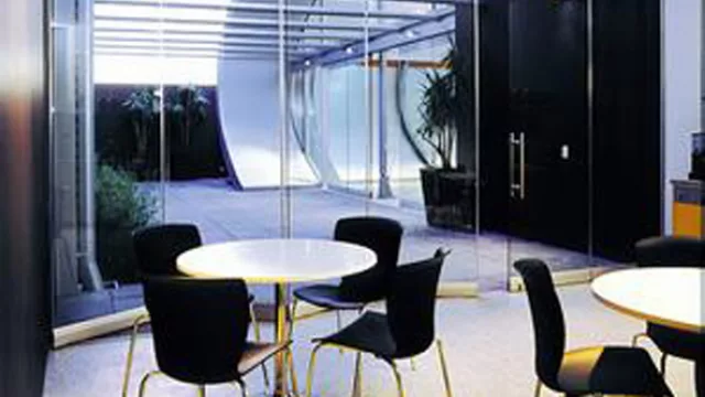 El plegado también es un sistema que permite unificar dos ambientes generando espacios más amplios.