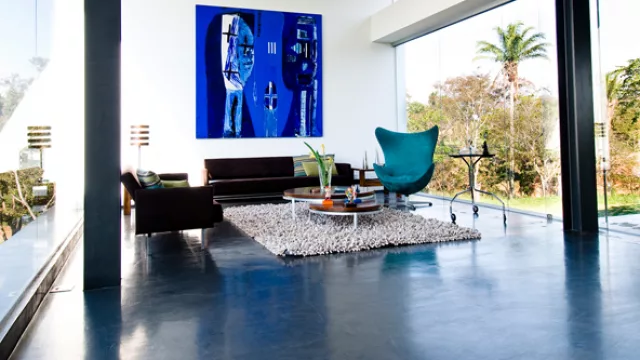 Las superficies de microcemento son lisas e impermeables.