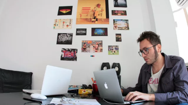 Oficina de la dirección creativa