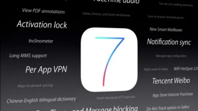 iOS 7, la nueva versión del sistema operativo de Apple para sus móviles