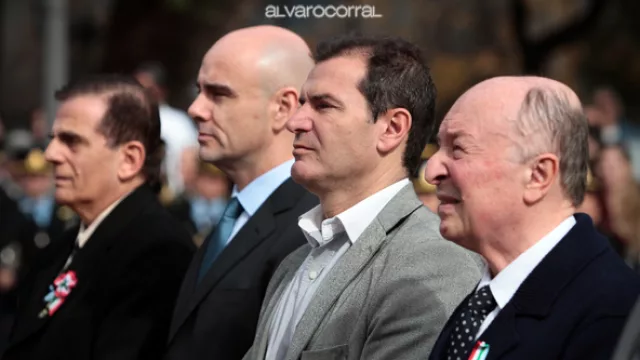 Como lo ameritaba la ocasión, se entonó el himno italiano.