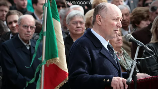 Borghese padre recordó con sus palabras el aniversario.