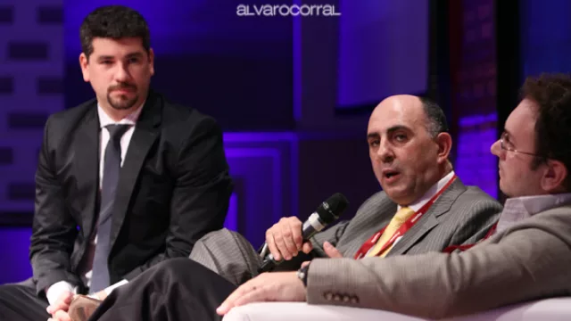 Directivos de Ostengo Training Group ( OTG ) durante el congreso