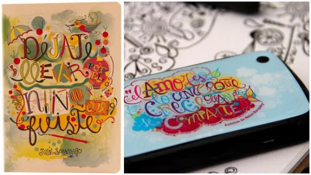  Cuadernos y skins para celulares, todo tiene algo para decir. (By citaRTE)