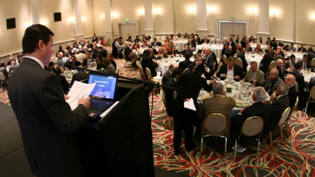 Marcelo Capello, el presidente del Ieral, fue uno de los elegidos para recordar la labor de Castro Garayzabal en la fundación.