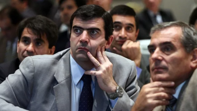  Agusto Duarte, el vicepresidente de Bancor, siguió atento el discurso de Martín Amengual.