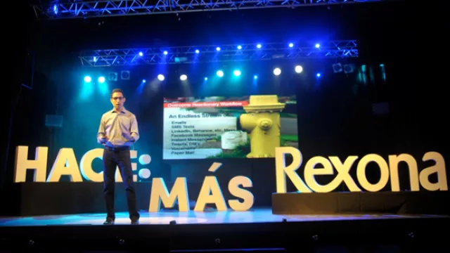 Scott Belsky hablando de su historia en Rexona HACÉ MÁS