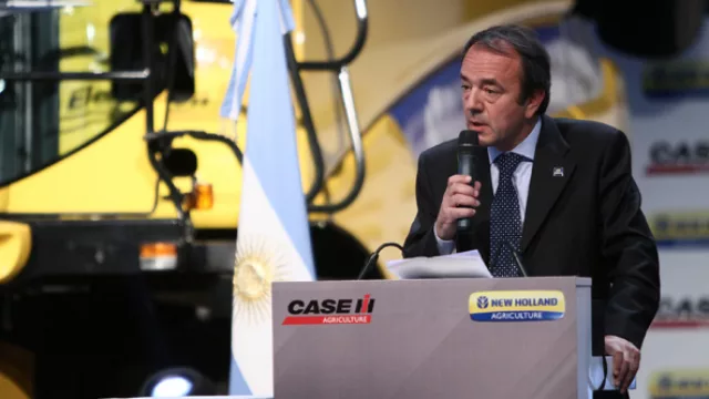 Natale Rigano, el titular de Fiat Industrial Argentina, inició los discursos.