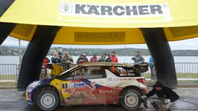 Kärcher, el proveedor oficial del lavado de los autos.