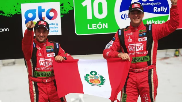 Herbalife acompañó al piloto peruano Nicolás Fuchs y a su copiloto cordobés Fernando Mussano.