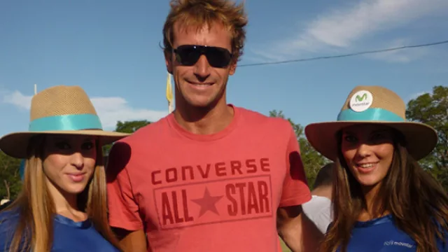 Uno de los ídolos de la natación argentina, José Meolans, estuvo en Carlos Paz.