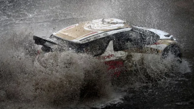 Loeb brilló en una demostración en La Cañada y así, el nueve veces campeón del mundo, comenzó a despedirse del mundo del rally.