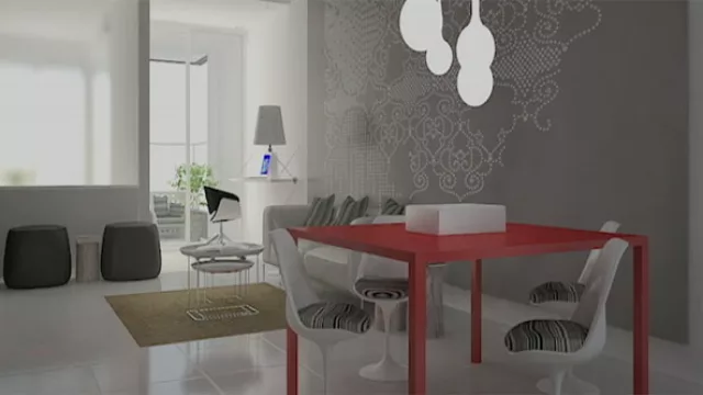 Así quedaría el interior de unos de los departamentos siguiendo una línea moderna de decoración.