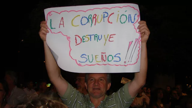 La corrupción destruye los sueños.