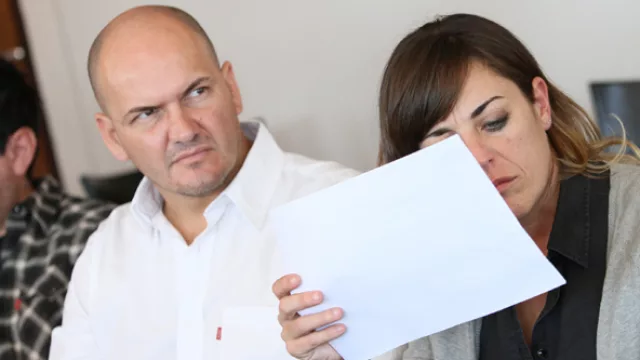 Romero Victorica no podía faltar en nuestro desayuno de agencias con Pablo Rotelli y Valeria Graciano del área creativa.