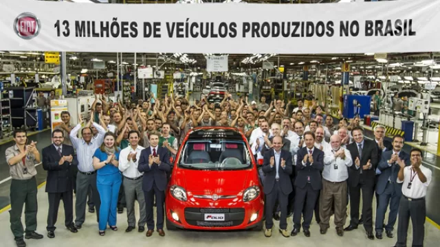 Los Fiat de Betim alcanzan para dar la vuelta al mundo (y un poco más)