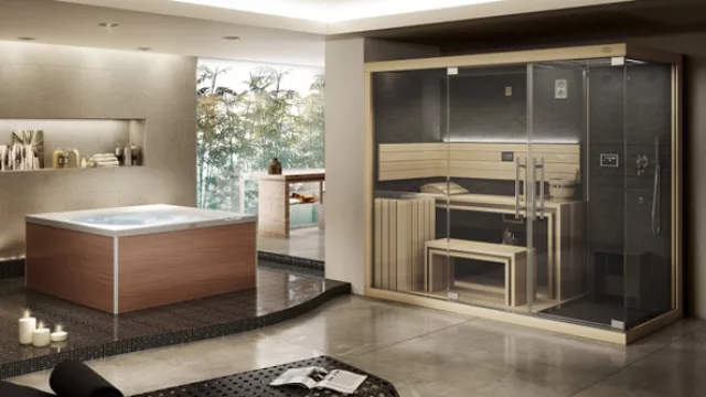 Se requieren 8m2 para instalar los tres módulos que integran el centro de bienestar de Jacuzzi. Inclusive se puede combinar en vez de tres módulos sólo dos en 3 m2.  