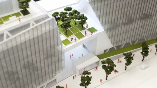 La construcción tendrá azoteas verdes y utilizará materiales ecoamigables.