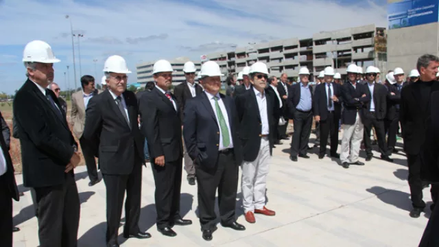 Los “dueños de casa” mostraron el avance del edificio del Cluster Córdoba Technology y la Ciiecca.
