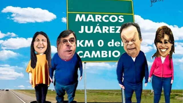 Antes del acto en M. Juárez, Macri apoyó a Negri y Santos