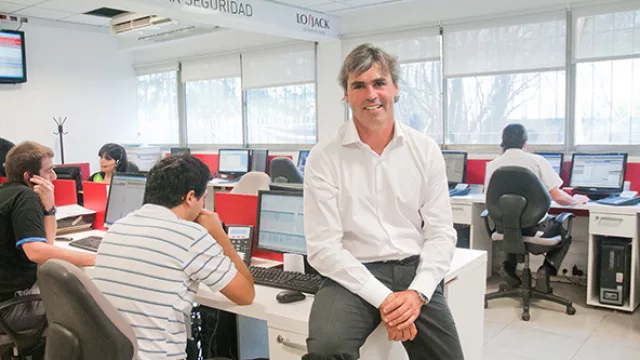 Carlos Mackinlay lleva 10 años en LoJack Argentina y también dirige las operaciones en Uruguay, Chile y ahora Brasil.