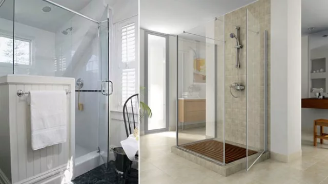 Los cerramientos realizados a pedido se instalan sobre el receptáculo preexistente o sobre el borde de la bañera. En estos casos el plato no está incluido.