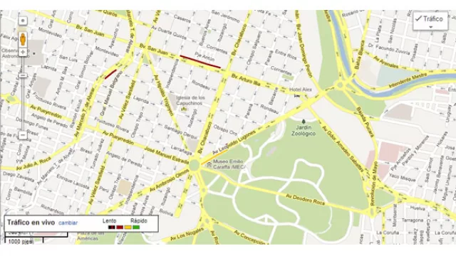 El tráfico de Córdoba, ahora en Google Maps