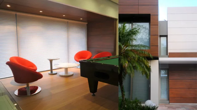 La madera tecnológica ofrece una amplia gama de prestaciones que acompañan a concretar las propuestas arquitectónicas, tanto en el exterior como en el interior.