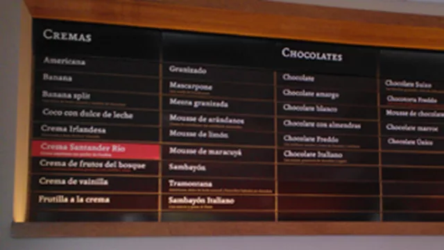 ¿A qué sabe el Santander Río? En Freddo, a crema americana y pochet de frutillas (las marcas se extienden)