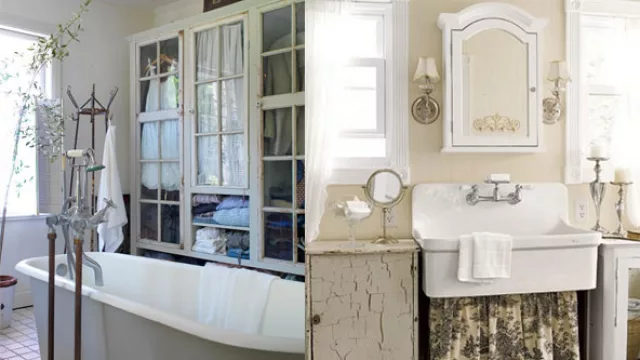 En el baño los artefactos de servicio son magníficos. Muchos diseños de hoy se inspiran en versiones pasadas.