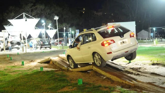 El stand de Renault en Pinamar.