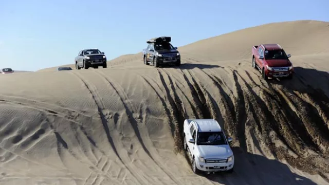 La nueva Ford Ranger en el Kinetic Summer Attraction 2013. 