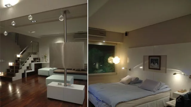 En un living o en una habitación es posible lograr efectos que delimitan el espacio. Otra ventaja del diodo es que contiene disipadores de calor.