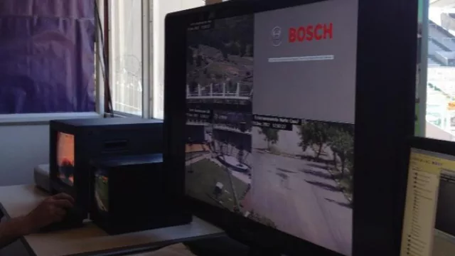 Las cámaras de seguridad...