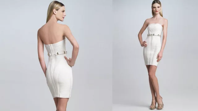 Distintas opciones del bandage dress.