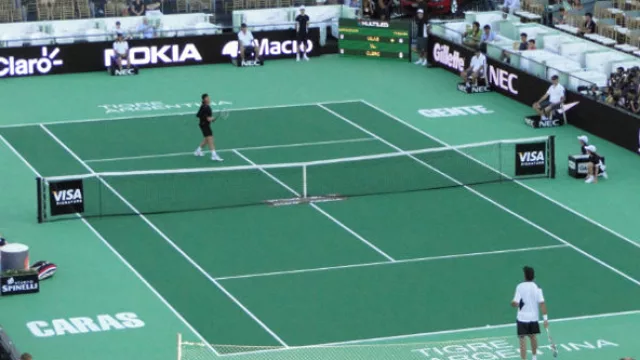 Claro, Nokia y Sergio Massa armaron un fiestón en Tigre: primera jornada a full en los duelos Federer - Delpo