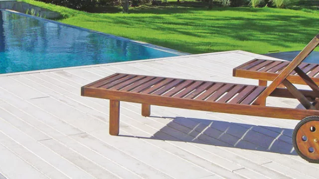 Los pisos premoldeados de hormigón son ideales para generar los bordes de piletas, solarium, galerías o quinchos.