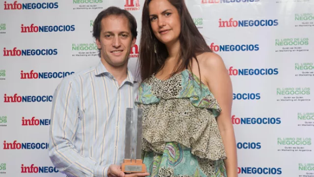 Pablo Martinat, titular de Lapana, Destacado de Marketing 2012 en la categoría cadena de gastronomía.