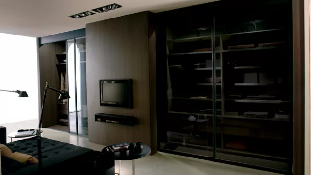 La fusión de los materiales devuelven una imagen moderna. Melamina, espejos y vidrios con film de seguridad dan respuestas a innumerables propuestas estéticas.