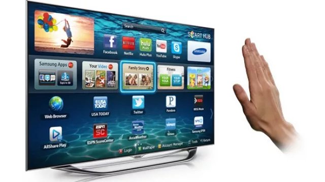 Llegaron los smart Tv de Samsung que se controlan con gestos
