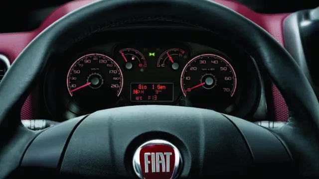 Tablero de la Dobló Cargo, bien Fiat