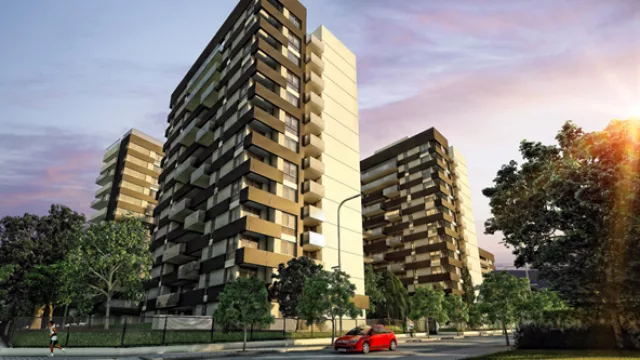 Opera Luxury Condominium, se emplaza en las calles Luis Galeano esquina Av. Costanera (Barrio Las Rosas)