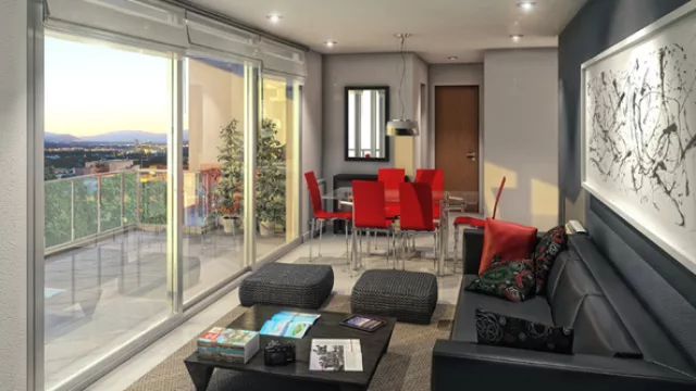 Las torres cuentan con departamentos de 1, 2 y 3 dormitorios