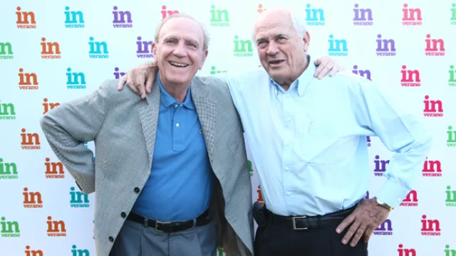 Te acordás hermano... Gori Díaz Lucero y Carlos Bergoglio presentes en el brindis