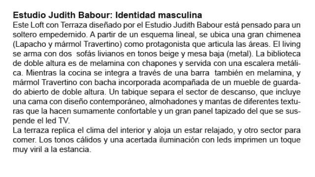 Loft con Terraza diseñado por el Estudio Judith Babour