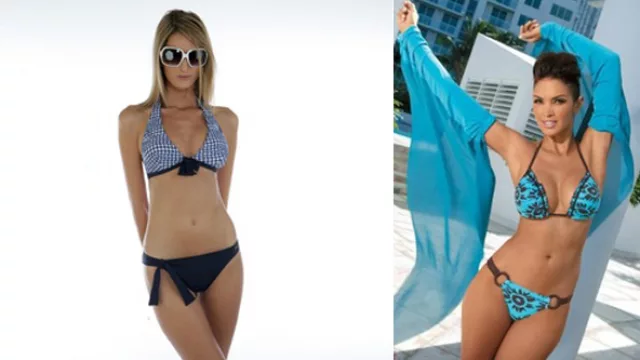 Trajes de baños, uno seductor y en colores vibrantes, otro en colores mas neutros, que sea más deportivo y cómodo.