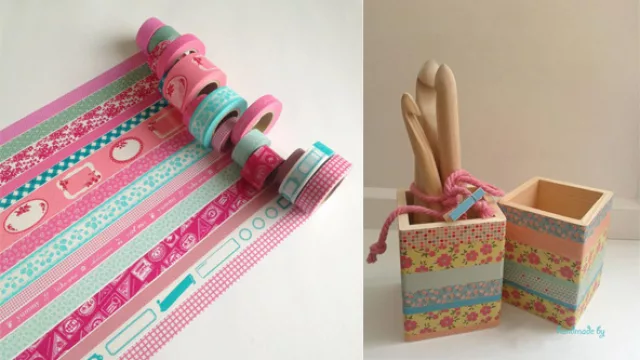  Mil y un ideas para redecorar con washi tape. 